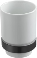 Стакан для ванной Allen Brau Priority 6.31002-MG настенный, серый, керамический Стакан для ванной Allen Brau Priority 6.31002-MG настенный, серый, керамический