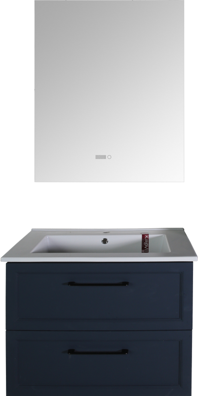 Мебель для ванной комнаты ASB-Mebel Белмонти 75 ясень браш, софт синий