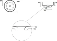 Накладная раковина Kerasan Ciotola 430201 белая глянцевая Накладная раковина Kerasan Ciotola 430201 белая глянцевая