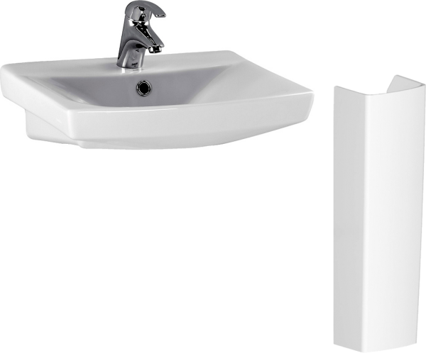 Раковина Cersanit Carina 50 с пьедесталом