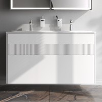 Тумба под раковину без столешницы AM.PM Func 120 белая матовая, с 2 ящиками