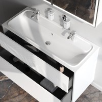 Тумба под раковину без столешницы AM.PM Func 120 белая матовая, с 2 ящиками