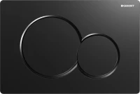 Комплект Унитаз подвесной Aqueduto Macio MAC0140 безободковый, с микролифтом, черный матовый + Крепления Geberit Duofix 111.815.00.1 к стене + Инсталляция UP 320 111.300.00.5 + Кнопка Sigma 01 115.770.DW.5 черная + Звукоизоляция