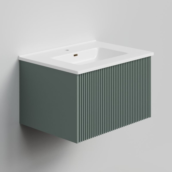 Тумба с раковиной La Fenice Terra 60 серая