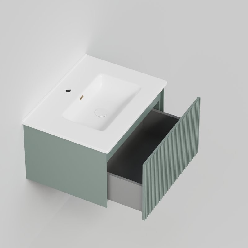 Тумба с раковиной La Fenice Terra 60 серая