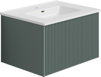 Тумба с раковиной La Fenice Terra 60 серая