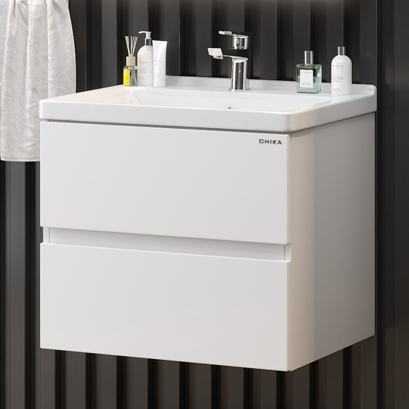 Тумба под раковину без столешницы Onika Эвада 70 белая