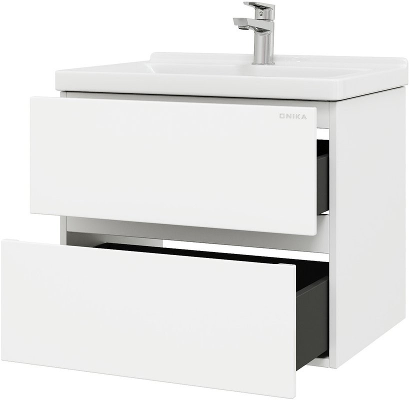 Тумба под раковину без столешницы Onika Эвада 70 белая