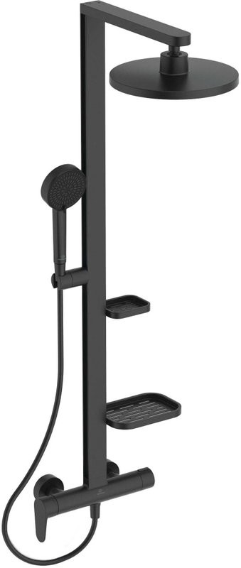 Душевая стойка Ideal Standard Alu+ BD584XG silk black