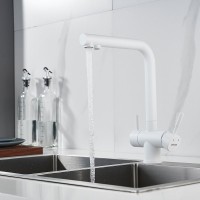 Смеситель для кухни Shevanik S468C белый