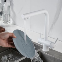 Смеситель для кухни Shevanik S468C белый