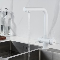 Смеситель для кухни Shevanik S468C белый