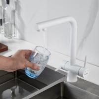 Смеситель для кухни Shevanik S468C белый
