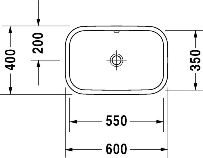 Накладная раковина Duravit Happy D 2314600000