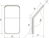 Крючок Bemeta Living 101506300 матовый черный, на шурупах