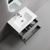 Мебель для ванной комнаты Sancos Folk 70 ergraut soft, раковина CN7007