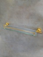 Полка под зеркало AltroBagno Corposo 082805 Gl 65 см, стеклянная Полка под зеркало AltroBagno Corposo 082805 Gl 65 см, стеклянная