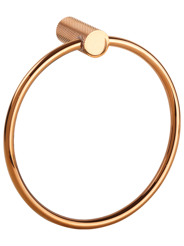 Держатель для полотенец Bemeta Glacera 175204060 полированная медь, кольцо
