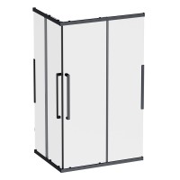 Душевой уголок AM.PM Func W84G-403-12090-BT 120х90 см, профиль черный матовый