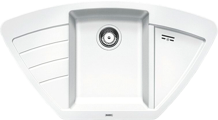 Комплект Мойка Blanco Zia 9 E белая + Смеситель Grohe Minta 3291800E хром