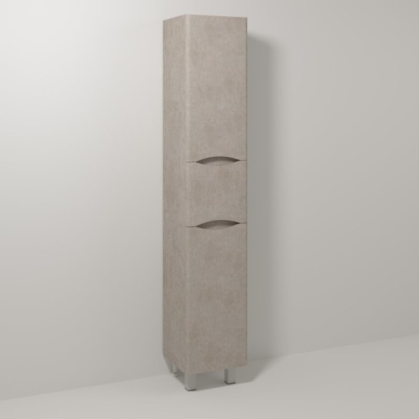 Шкаф пенал для ванной Vod-Ok Adel 35 R, белый камень