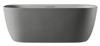 Ванна из искусственного камня AltroBagno Luciana 090224 170x80 см, отдельностоящая, овальная, на ножках, с донным клапаном