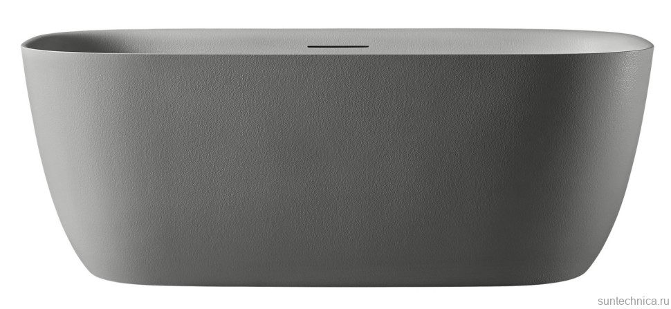 Ванна из искусственного камня AltroBagno Luciana 090224 170x80 см, отдельностоящая, овальная, на ножках, с донным клапаном