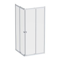 Душевой уголок AM.PM Sunny W87G-403-9090-MT 90x90 см, серебро