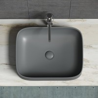 Накладная раковина Ceramicanova Element CN6052MDH темный антрацит матовая