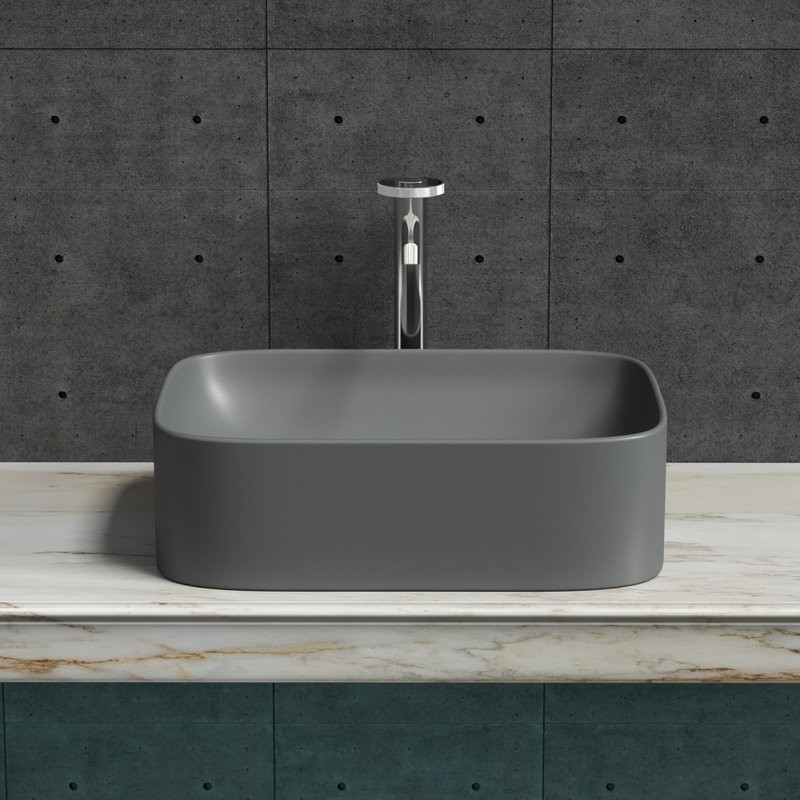 Накладная раковина Ceramicanova Element CN6052MDH темный антрацит матовая