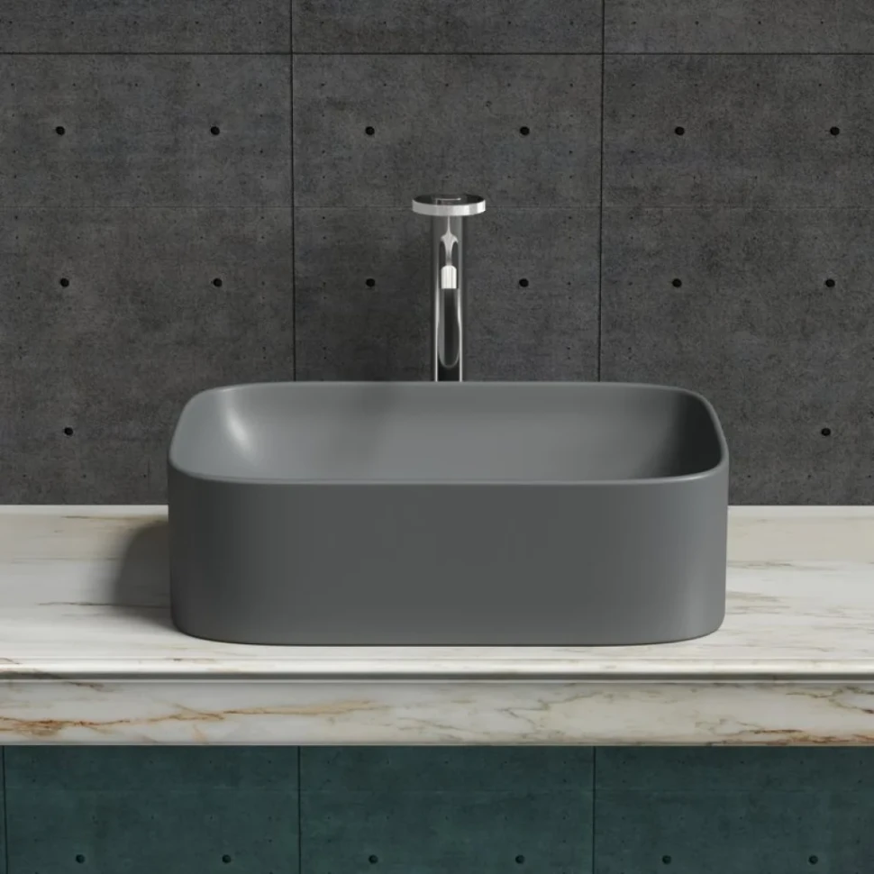 Накладная раковина Ceramicanova Element CN6052MDH темный антрацит матовая