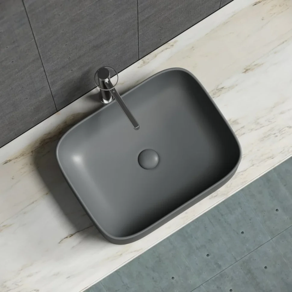 Накладная раковина Ceramicanova Element CN6052MDH темный антрацит матовая
