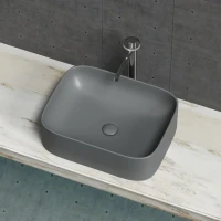 Накладная раковина Ceramicanova Element CN6052MDH темный антрацит матовая