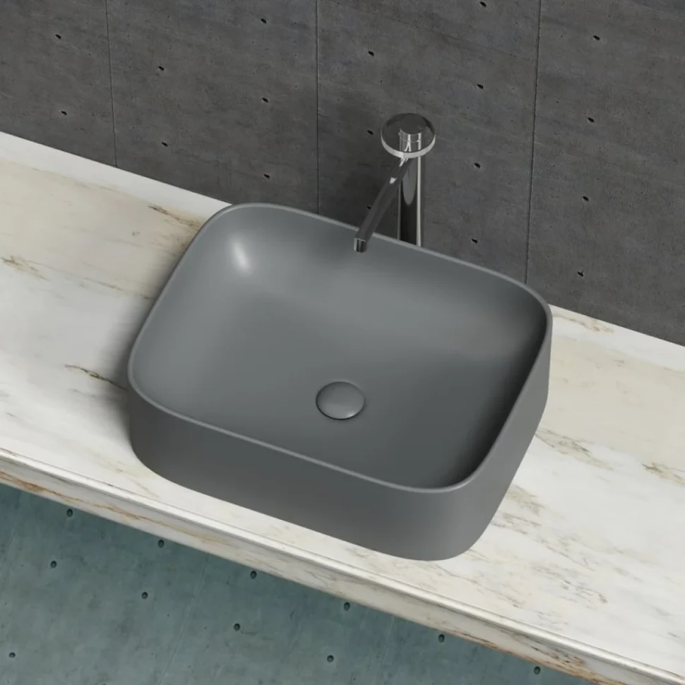 Накладная раковина Ceramicanova Element CN6052MDH темный антрацит матовая