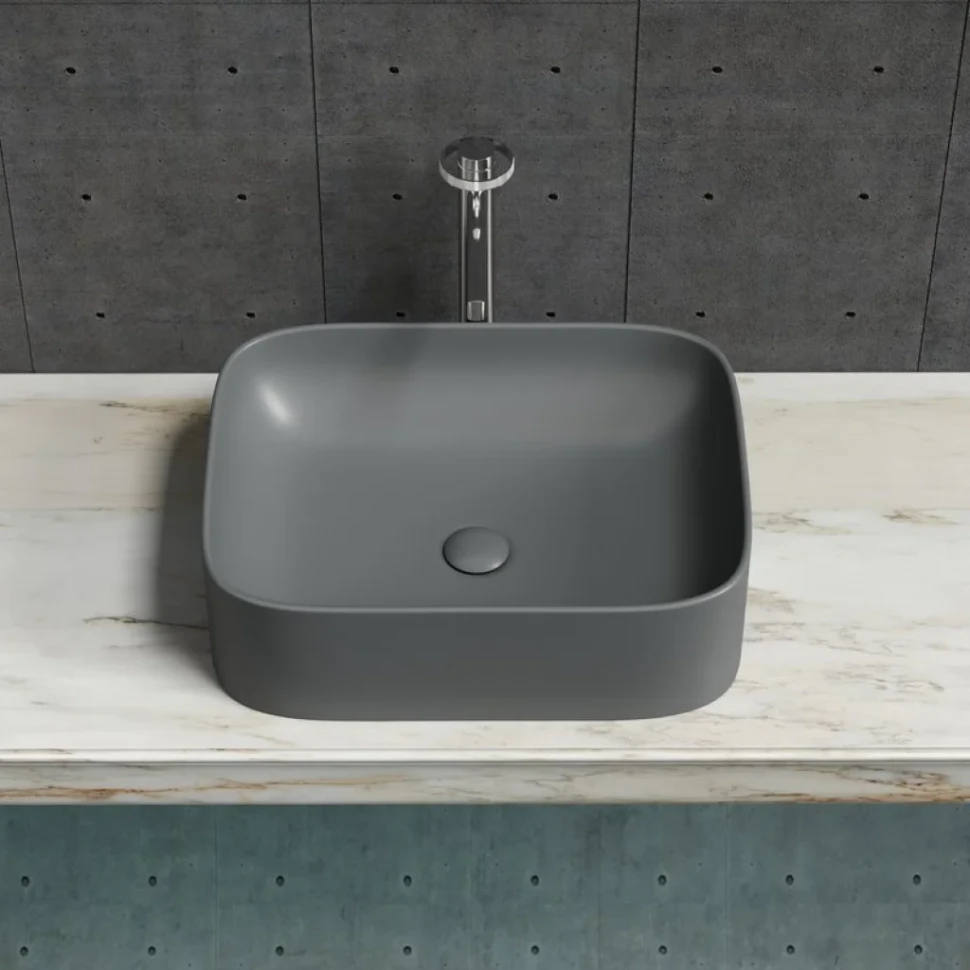 Накладная раковина Ceramicanova Element CN6052MDH темный антрацит матовая