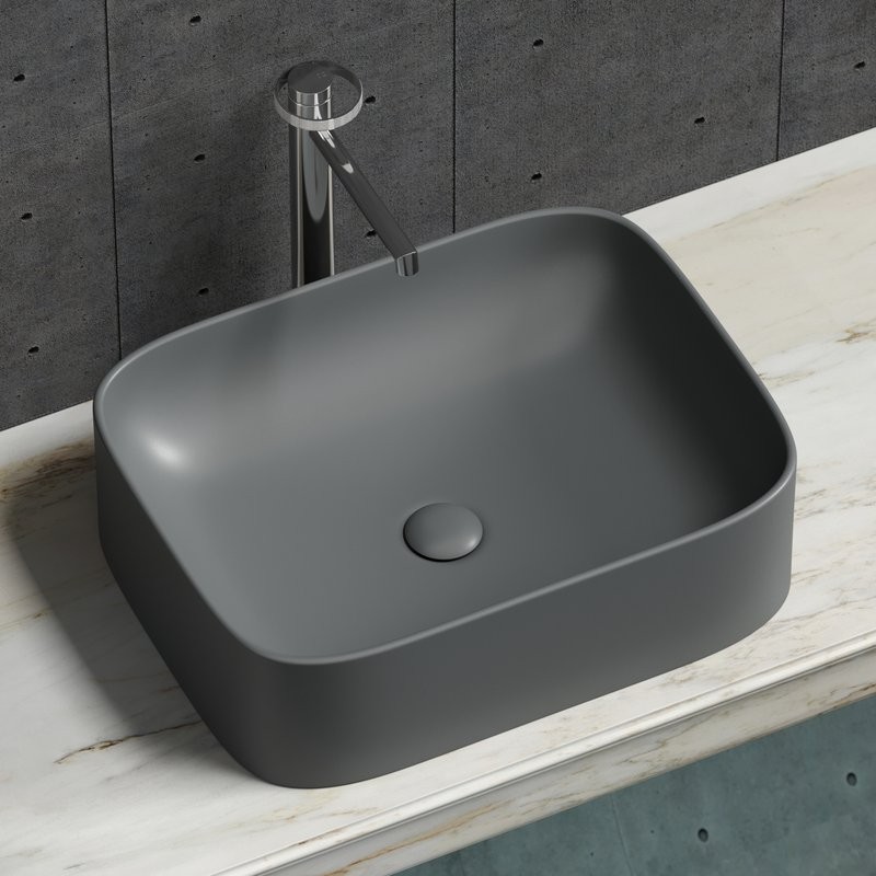 Накладная раковина Ceramicanova Element CN6052MDH темный антрацит матовая