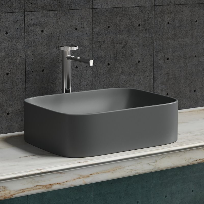 Накладная раковина Ceramicanova Element CN6052MDH темный антрацит матовая