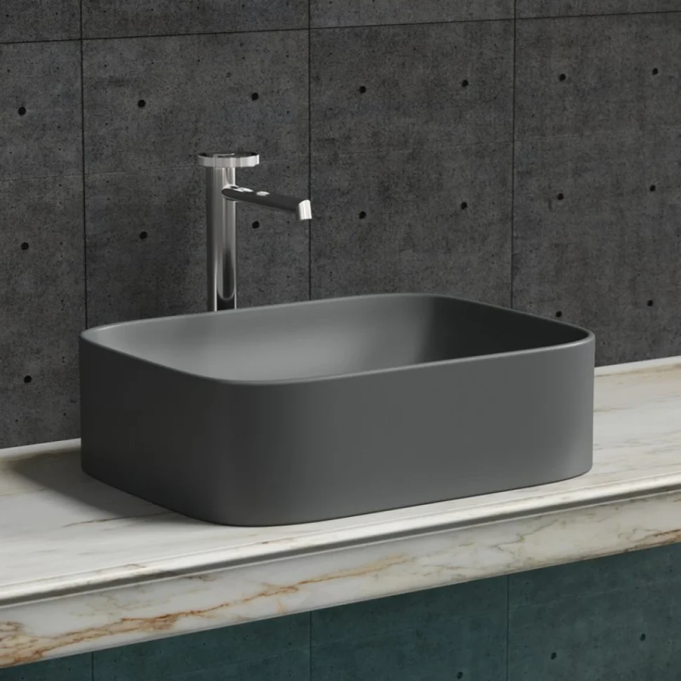 Накладная раковина Ceramicanova Element CN6052MDH темный антрацит матовая