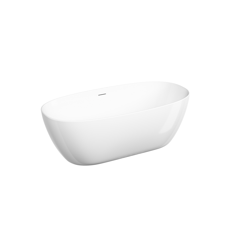 Акриловая ванна Oval 1700x800x580, отдельностоящая, FB21