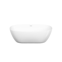 Акриловая ванна Oval 1700x800x580, отдельностоящая, FB21
