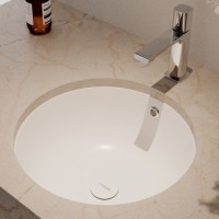 Раковина встраиваемая снизу Creavit Mare MA037-00CB00E-0000 44 глянцевая белая, круглая