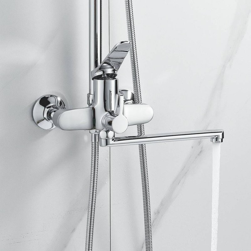 Душевая стойка Shevanik S6236 хром