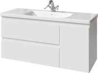 Тумба с раковиной Caprigo Forte 120 R белая