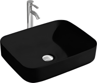 Накладная раковина AQUATEK Вега AQ5515-MB матовая черная