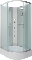 Душевая кабина Niagara Classic NG-33084-14LBKG 100х80 см, без крыши, с гидромассажем