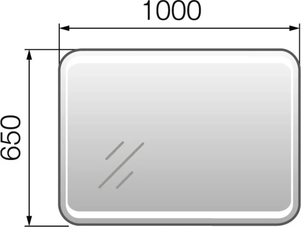 Зеркало 1MarKa Eco 100