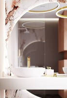 Накладная раковина Sanita luxe Ringo Slim 53 белая