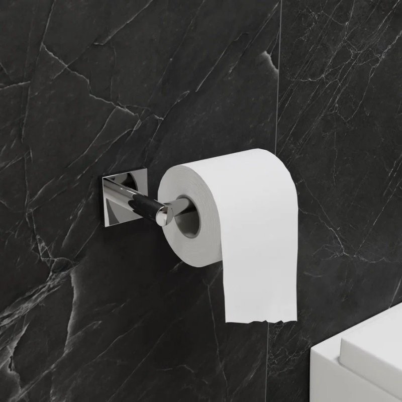 Держатель для туалетной бумаги без крышки Fixsen Lux Chrome, FX-15010A