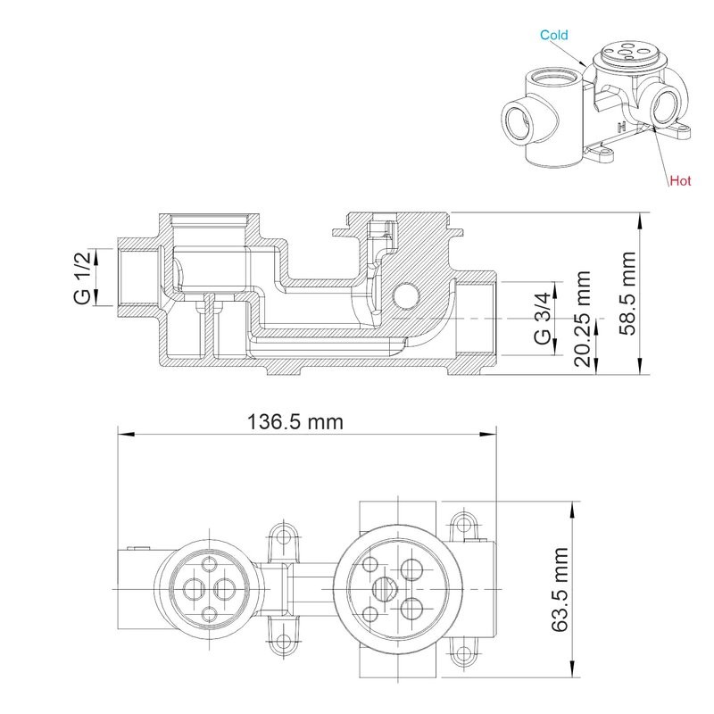 Душевой комплект Смеситель Wasserkraft Main 4141 + Гарнитур Paffoni Master ZDUP094CR + Излив A018