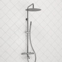 Душевая стойка Wasserkraft Berkel A188.116.137.087.CH Thermo с термостатом, хром